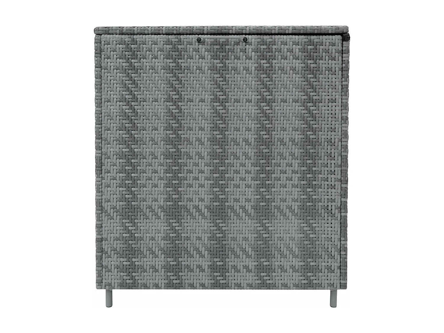 Rattan Garten-Aufbewahrungsbox Serafina Grau – 700L Kissenbox | Decken, Werkzeuge, Spielzeug & Möbel