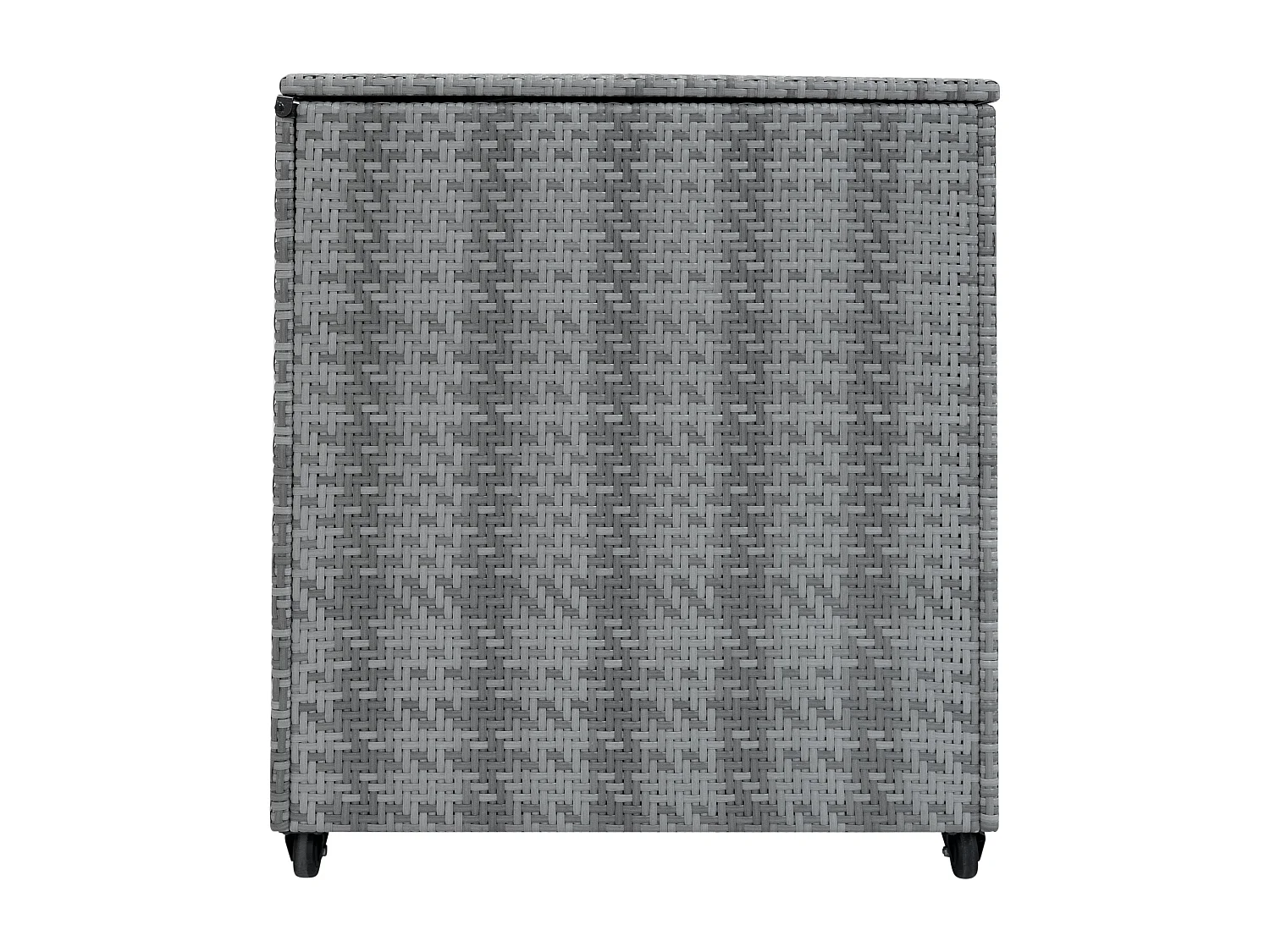Rattan Garten-Aufbewahrungsbox Serafina Grau – 700L Kissenbox | Decken, Werkzeuge, Spielzeug & Möbel