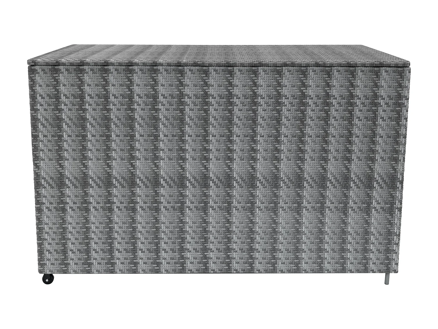 Rattan Garten-Aufbewahrungsbox Serafina Grau – 996L Kissenbox | Decken, Werkzeuge, Spielzeug & Möbel