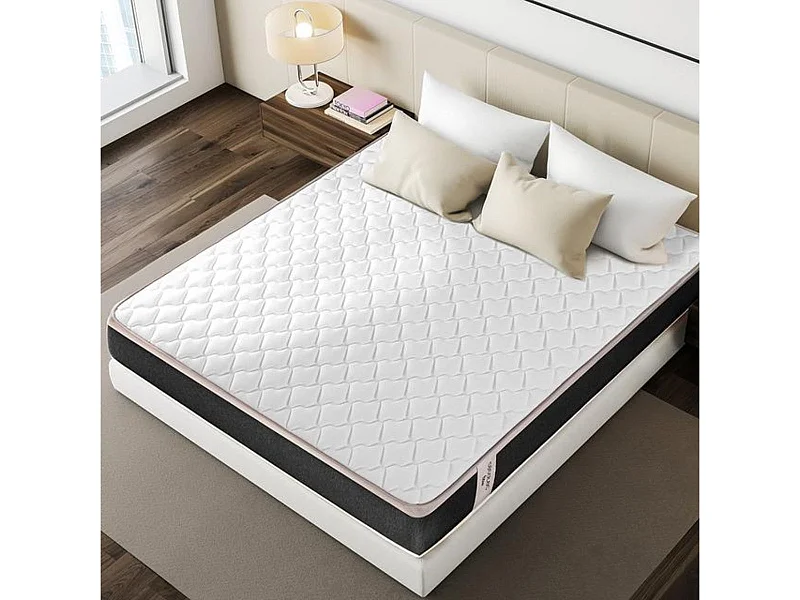 Colchón multicapa Flow PureVital 4900 Cecotec visco + ViscoSense firmeza alta blanco 150x190 cm