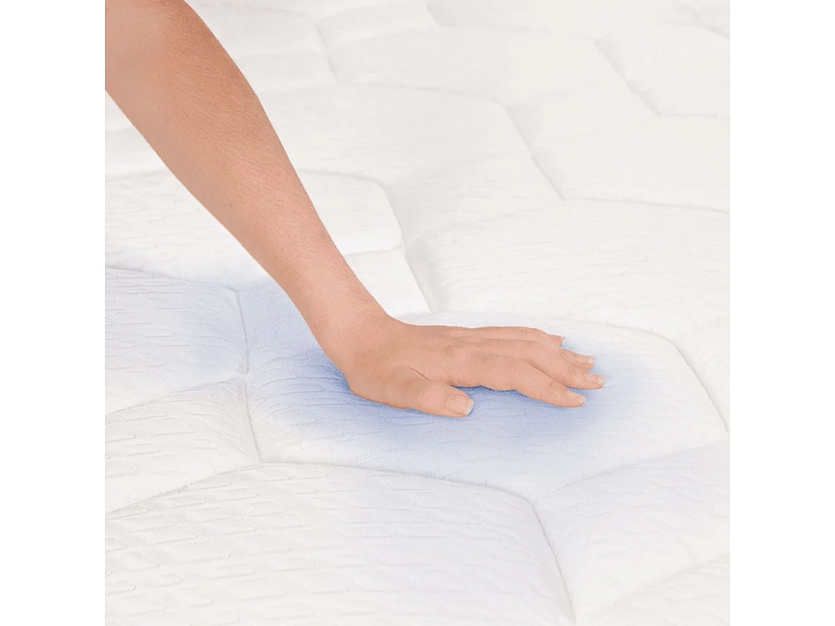 Colchón Flow CecoFresh 2900 CoolConfort Hybrid Cecotec núcleo muelles ensacados blanco 90x190 cm