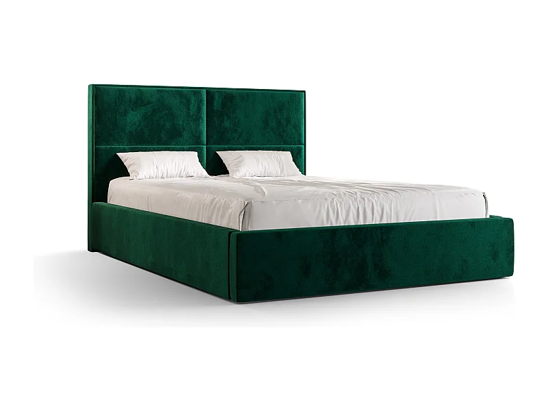 Polsterbett APOLLO 120x200 monolith 37 TOP ANGEBOT mit Kopfteile, gepolstertes, - Matratze und mit Aufbewahrung unter Bett