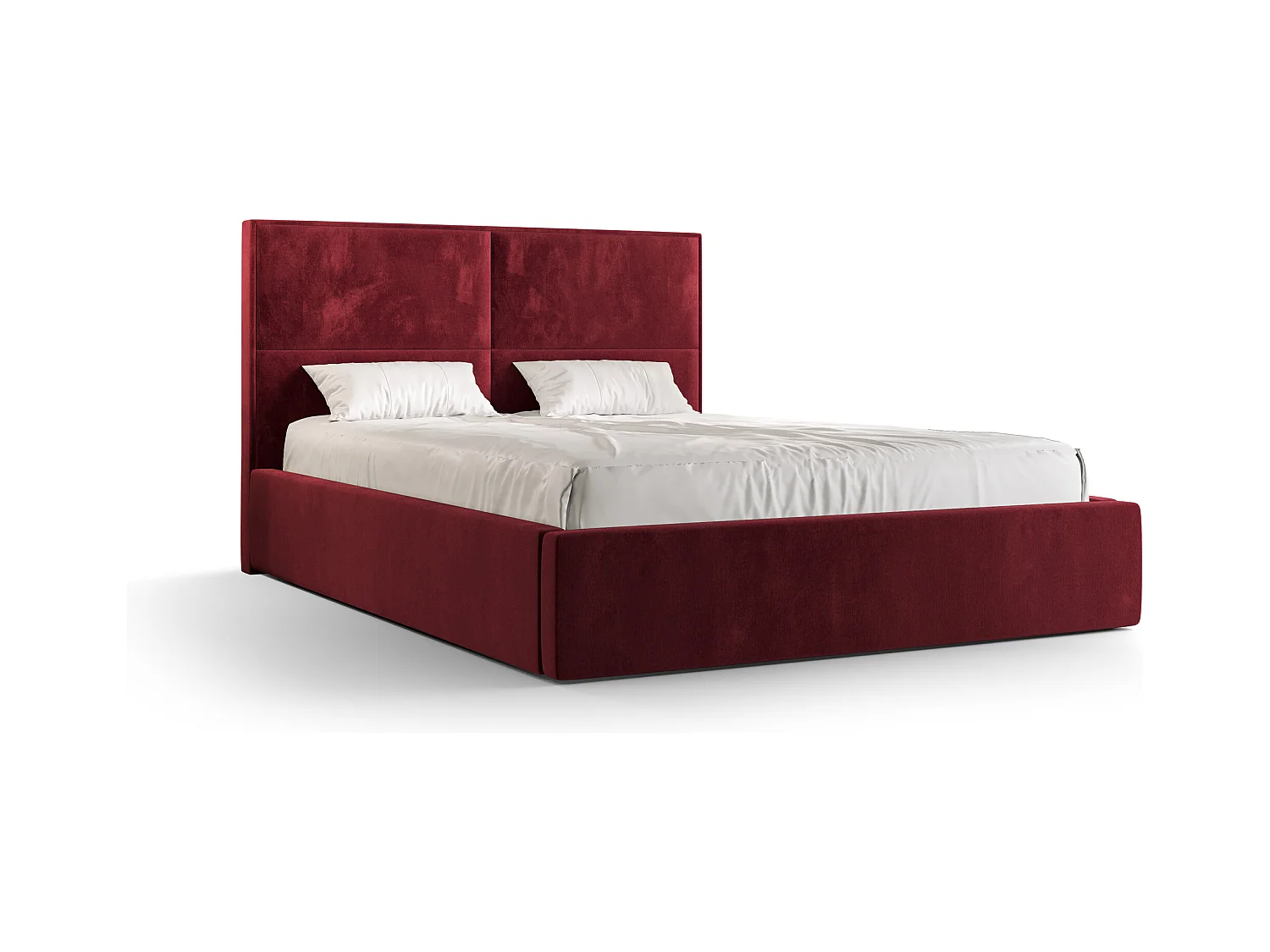 Polsterbett APOLLO 140x200 monolith 59 TOP ANGEBOT mit Kopfteile, gepolstertes, - Matratze und mit Aufbewahrung unter Bett