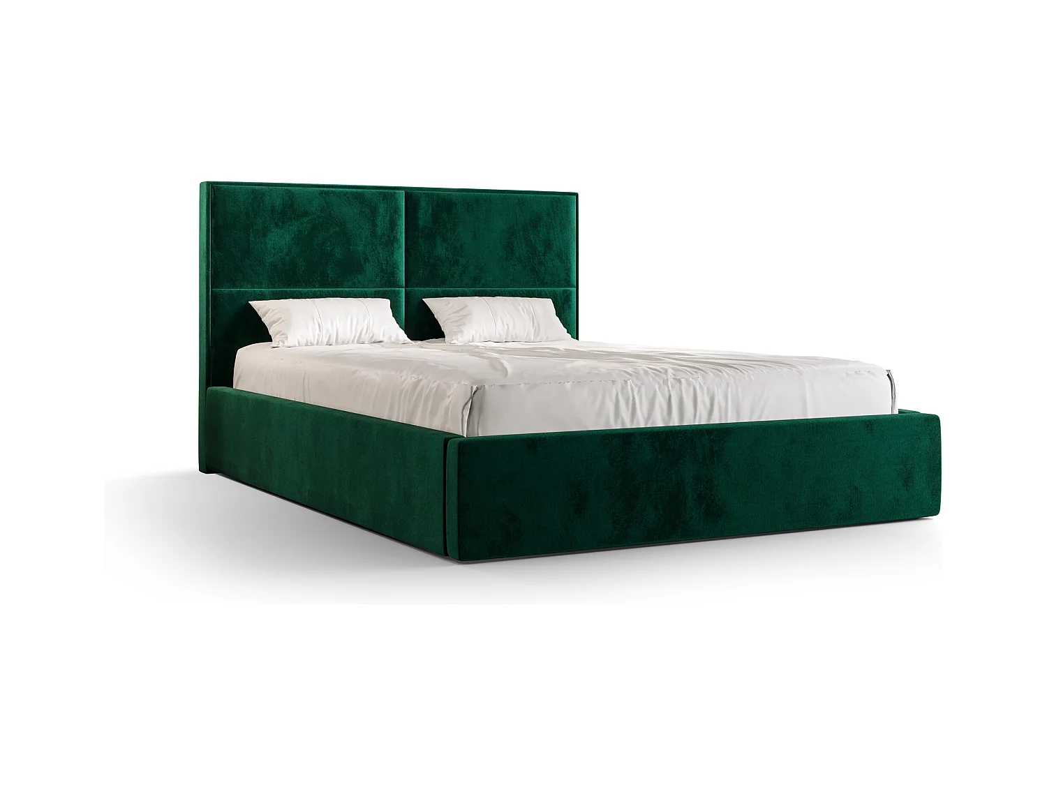 Polsterbett APOLLO 140x200 monolith 37 TOP ANGEBOT mit Kopfteile, gepolstertes, - Matratze und mit Aufbewahrung unter Bett