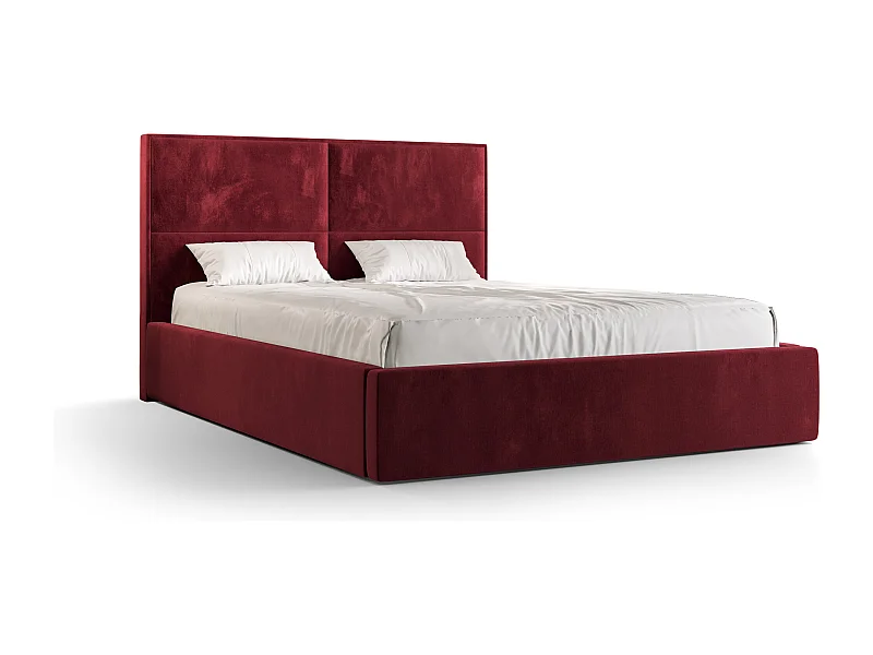 Polsterbett APOLLO 90x200 monolith 59 TOP ANGEBOT mit Kopfteile, gepolstertes, - Matratze und mit Aufbewahrung unter Bett