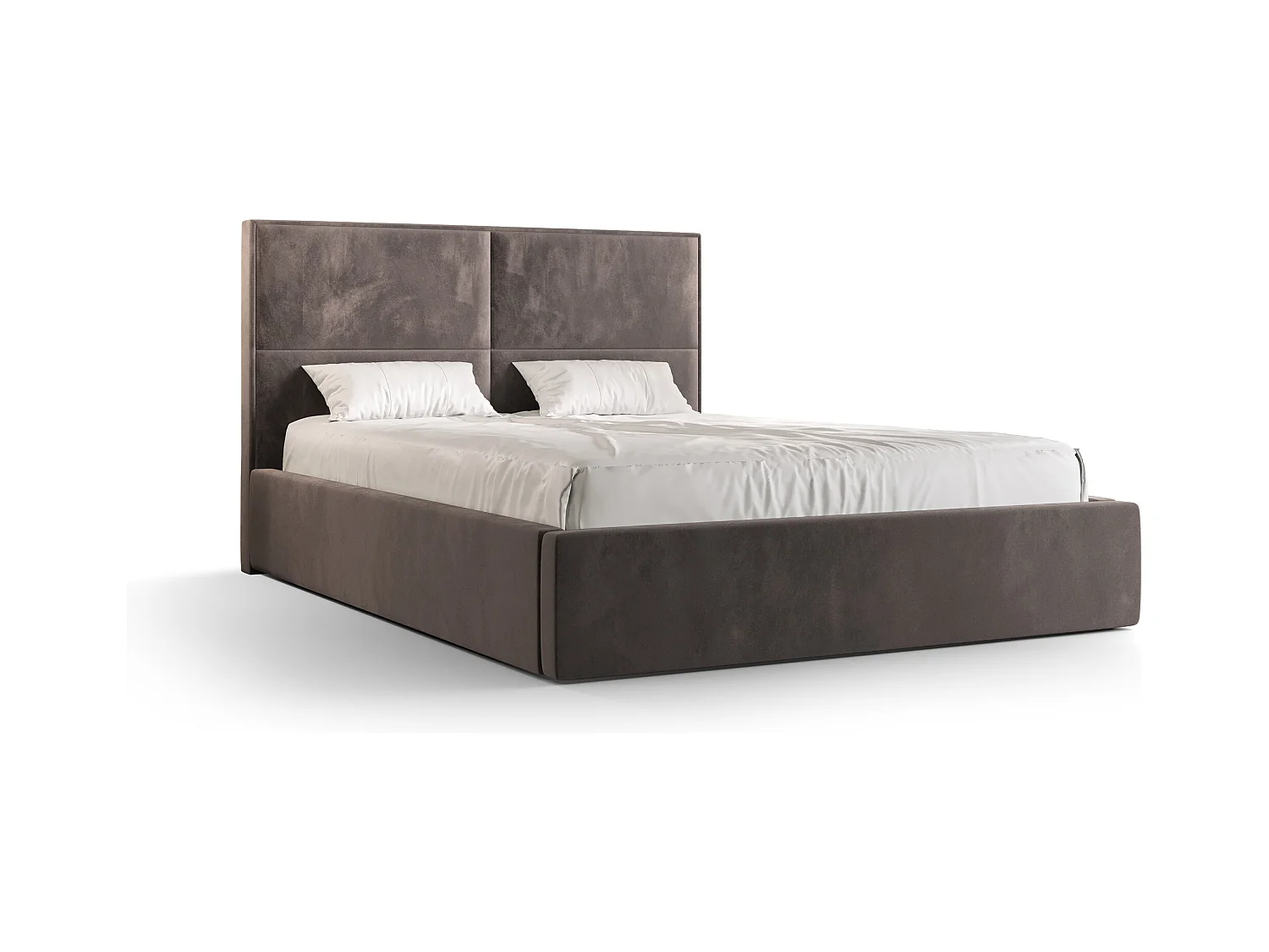 Polsterbett APOLLO 140x200 monolith 15 TOP ANGEBOT mit Kopfteile, gepolstertes, - Matratze und mit Aufbewahrung unter Bett