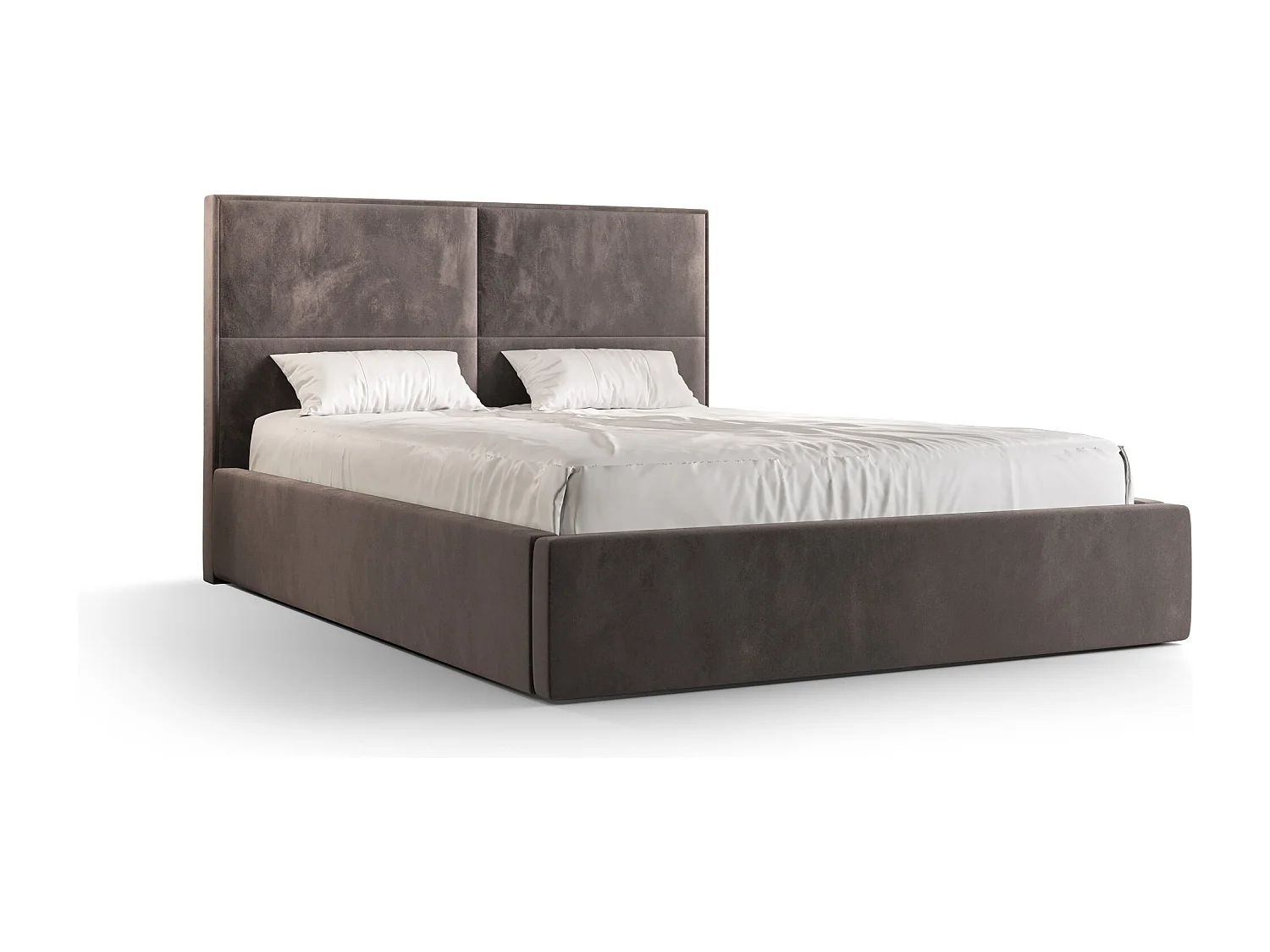 Polsterbett APOLLO 120x200 monolith 15 TOP ANGEBOT mit Kopfteile, gepolstertes, - Matratze und mit Aufbewahrung unter Bett