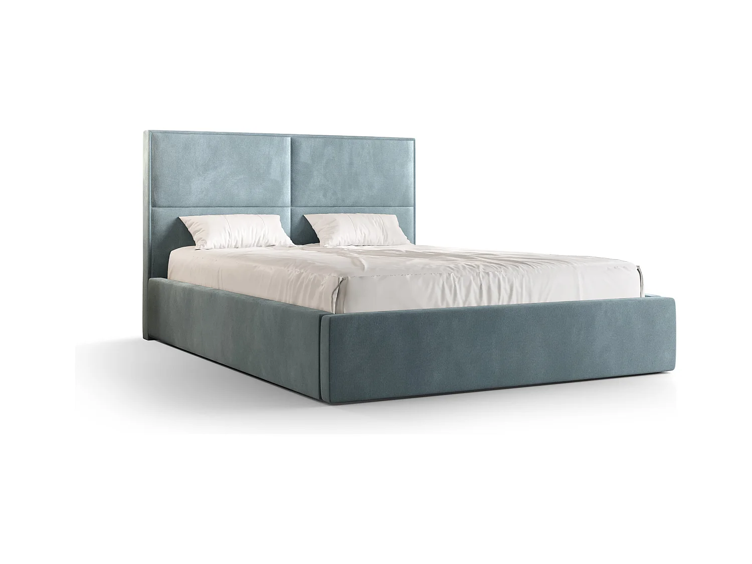Polsterbett APOLLO 140x200 monolith 72 TOP ANGEBOT mit Kopfteile, gepolstertes, - Matratze und mit Aufbewahrung unter Bett