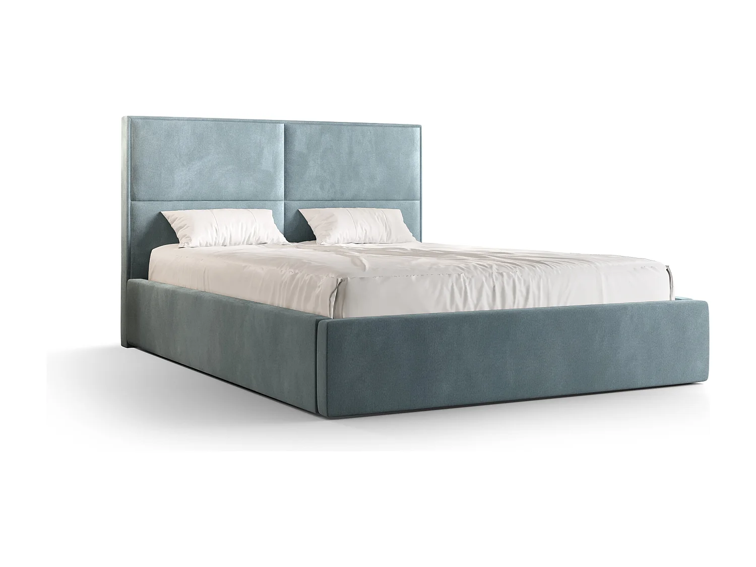 Polsterbett APOLLO 140x200 monolith 72 TOP ANGEBOT mit Kopfteile, gepolstertes, - Matratze und mit Aufbewahrung unter Bett