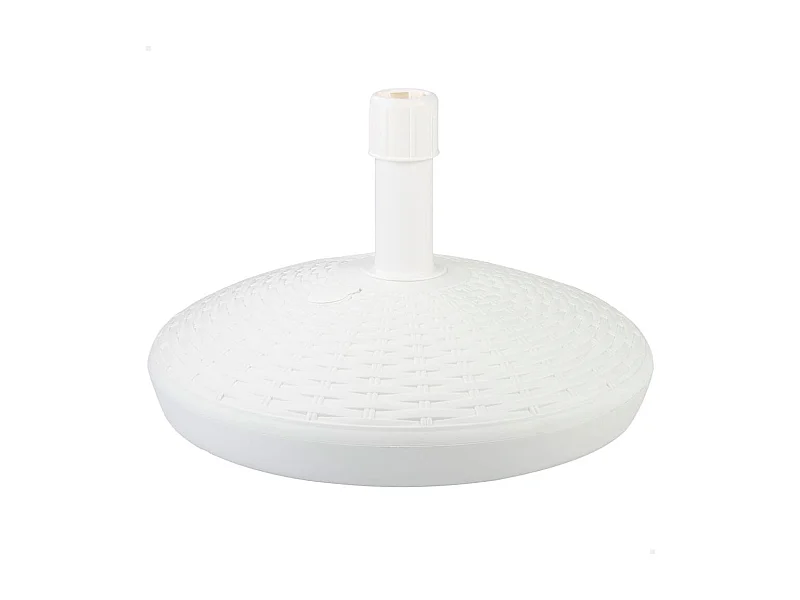 Base para sombrilla Aktive forma circular 30kg blanco 35xØ58 cm