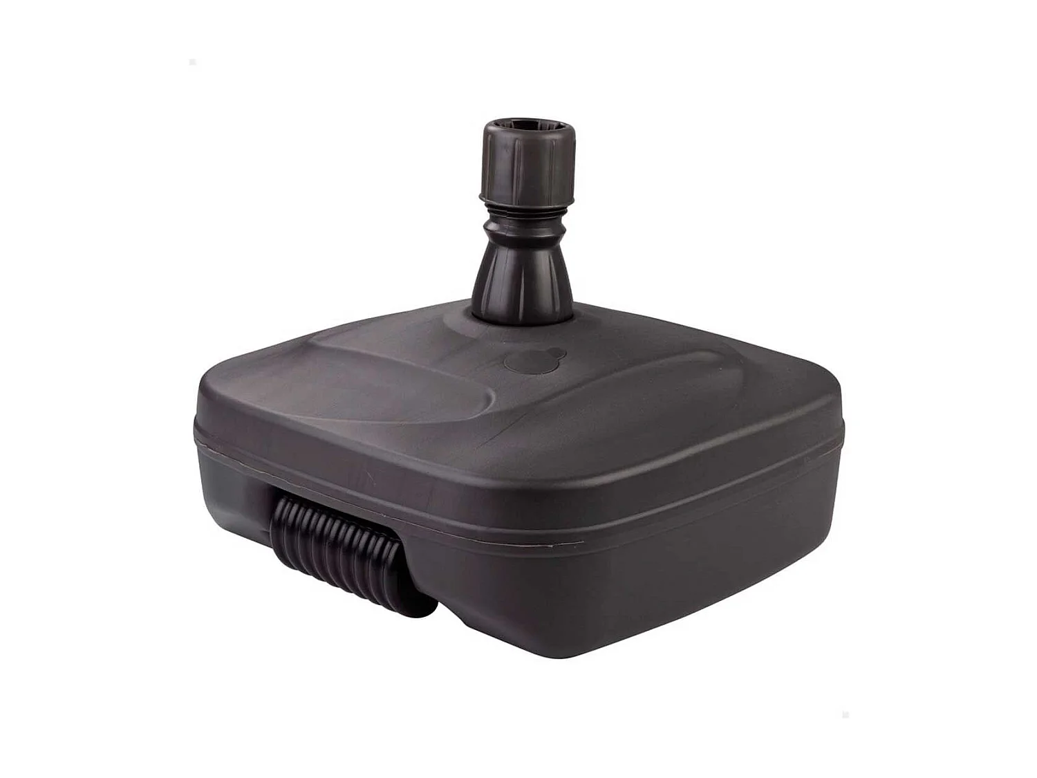 Base para sombrilla Aktive Garden forma cuadrada 37kg antracita 39xØ52 cm