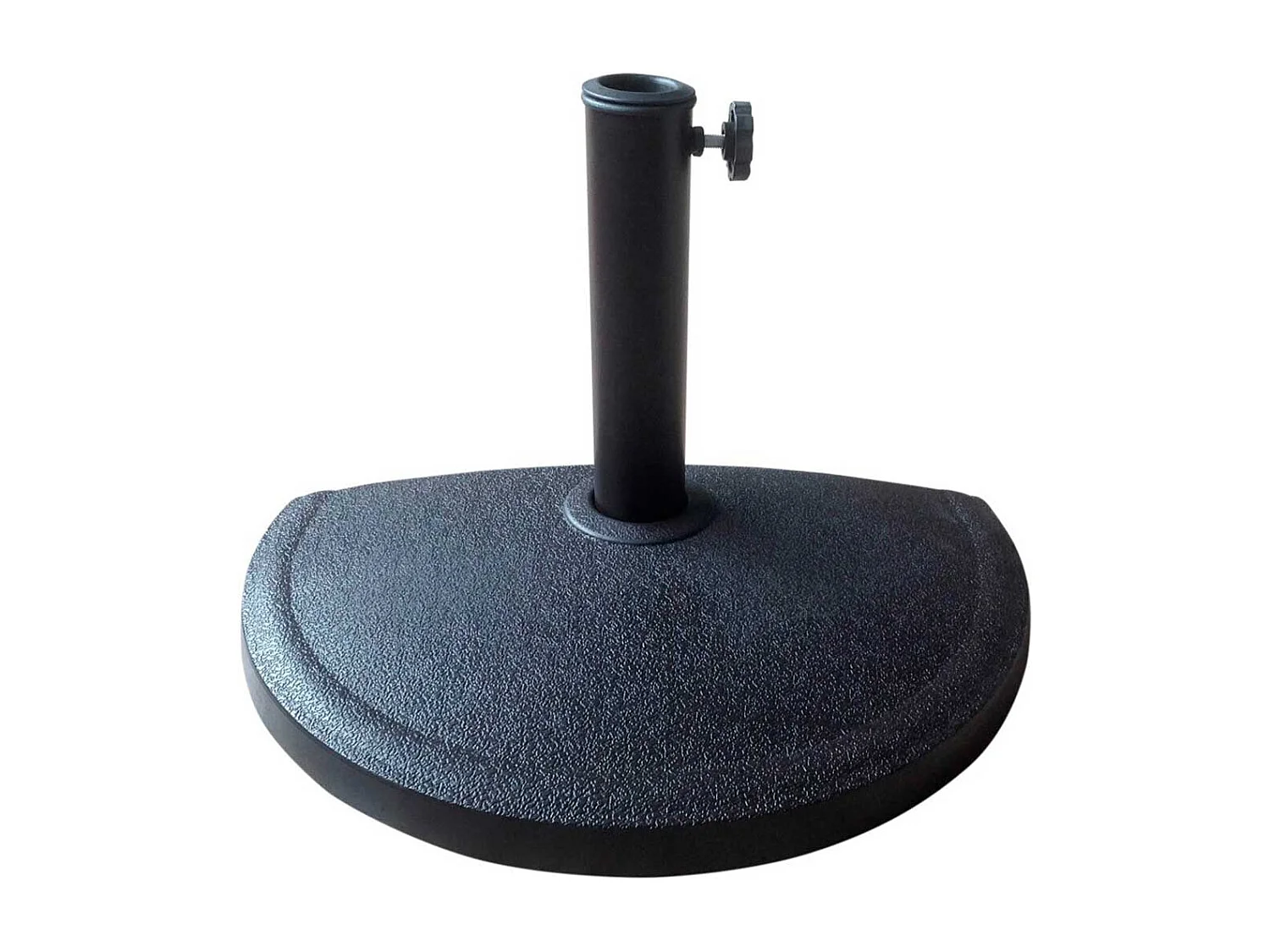 Base para sombrilla Aktive Garden forma semicircular 9kg negro 32xØ50 cm