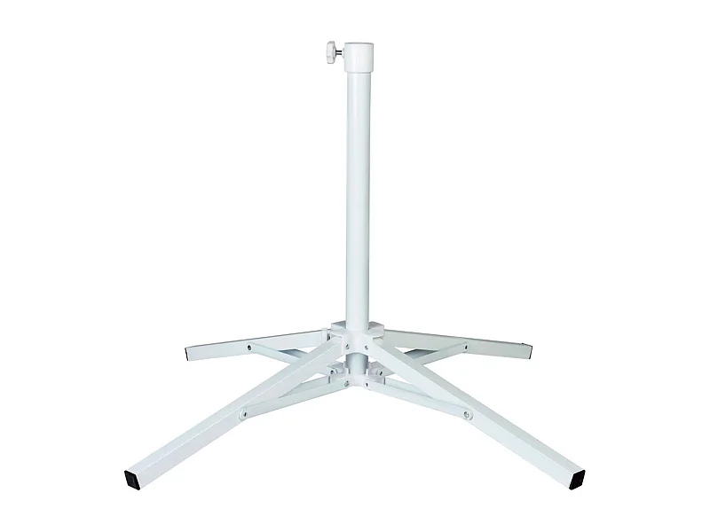 Base de sombrilla Aktive Garden plegable 4 patas 25/32mm blanco Ø65x60,5 cm