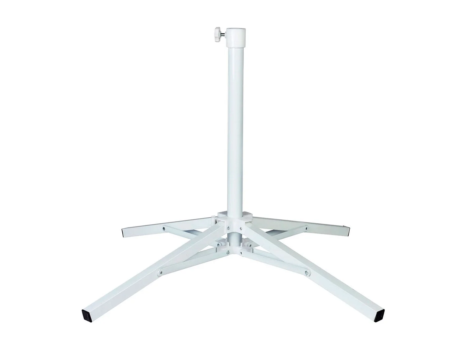 Base de sombrilla Aktive Garden plegable 4 patas 25/32mm blanco Ø65x60,5 cm
