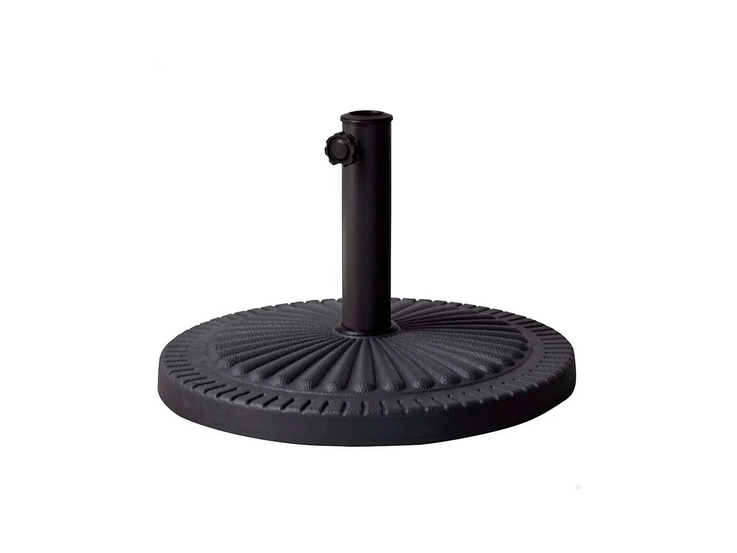 Base para sombrilla Aktive Garden forma redonda 14kg antracita 33xØ49 cm