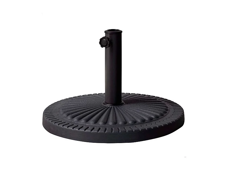 Base para sombrilla Aktive Garden forma redonda 14kg antracita 33xØ49 cm