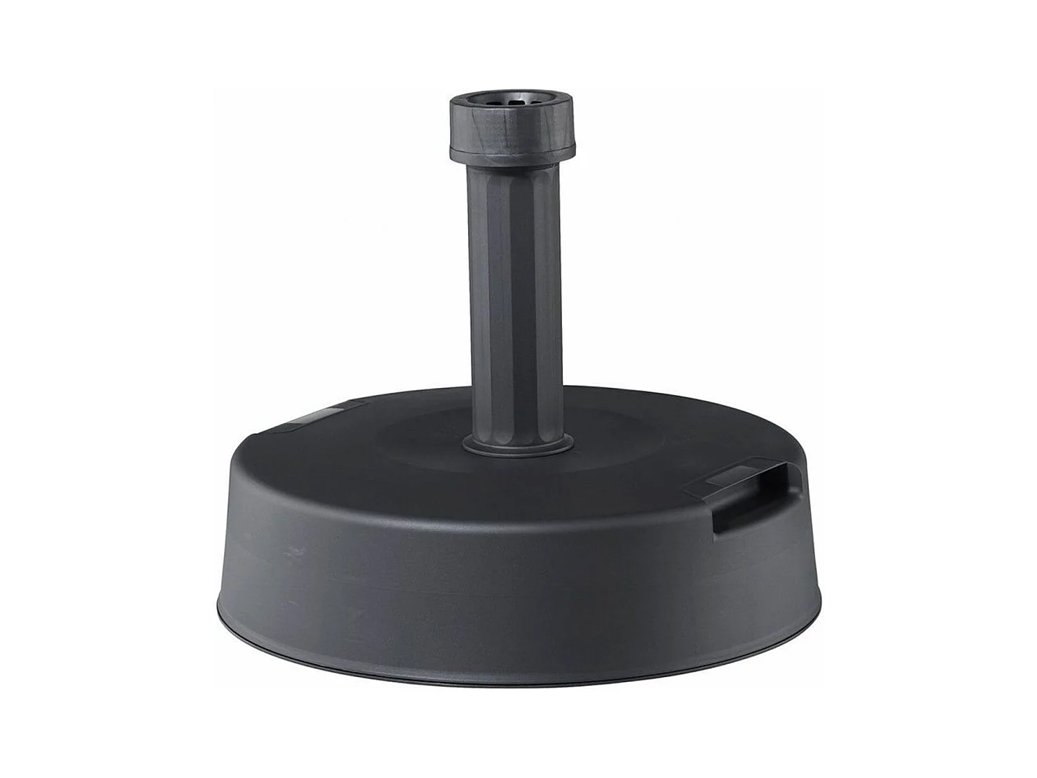 Base de parasol 25kg para postes de Ø21-54 mm antracita Ø40 cm