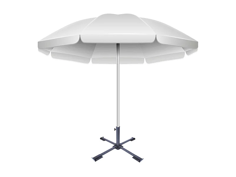 Base de sombrilla Aktive Garden en cruz 4 patas 38/50mm negro Ø86x34 cm