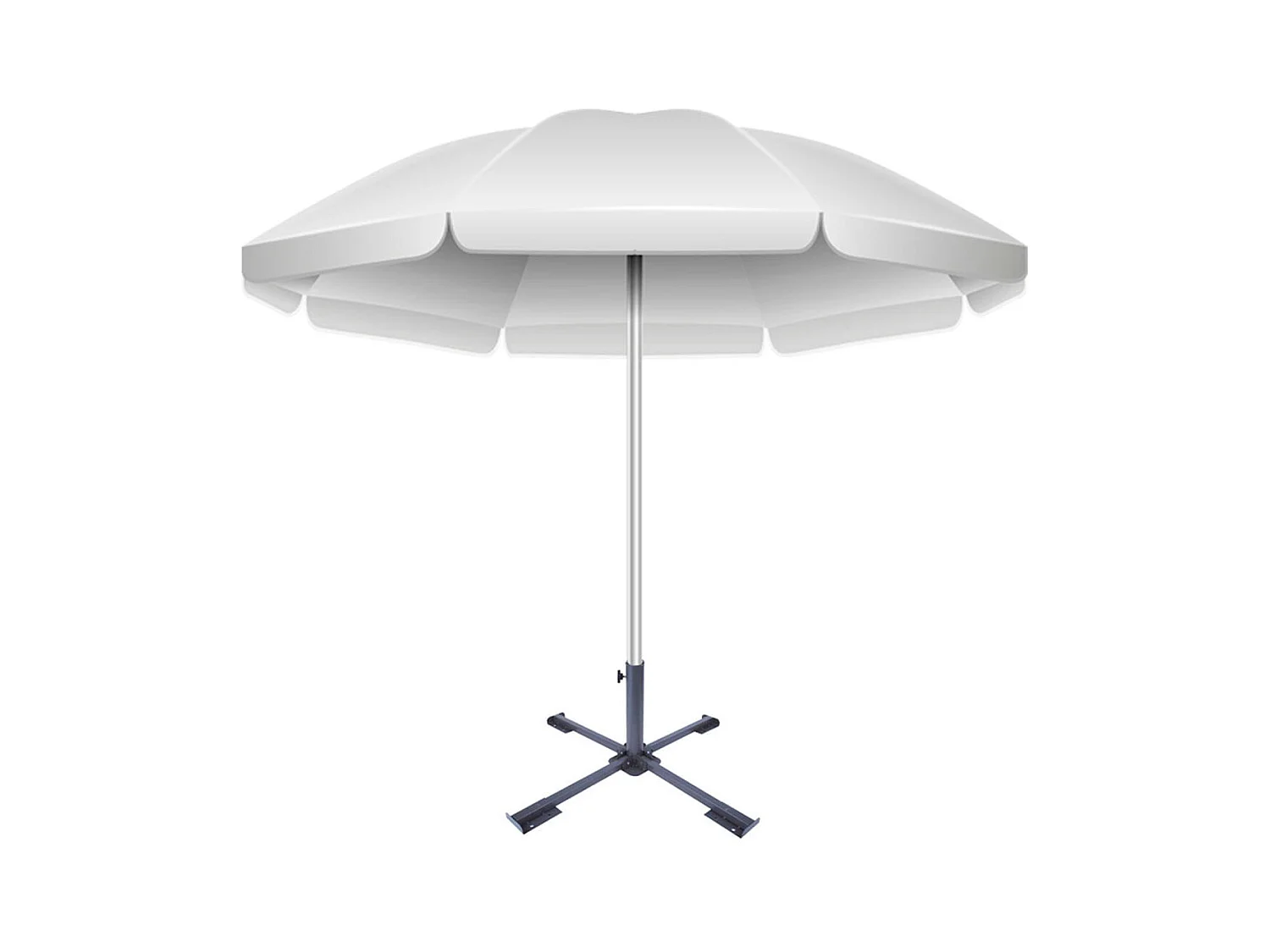 Base de sombrilla Aktive Garden en cruz 4 patas 38/50mm negro Ø86x34 cm