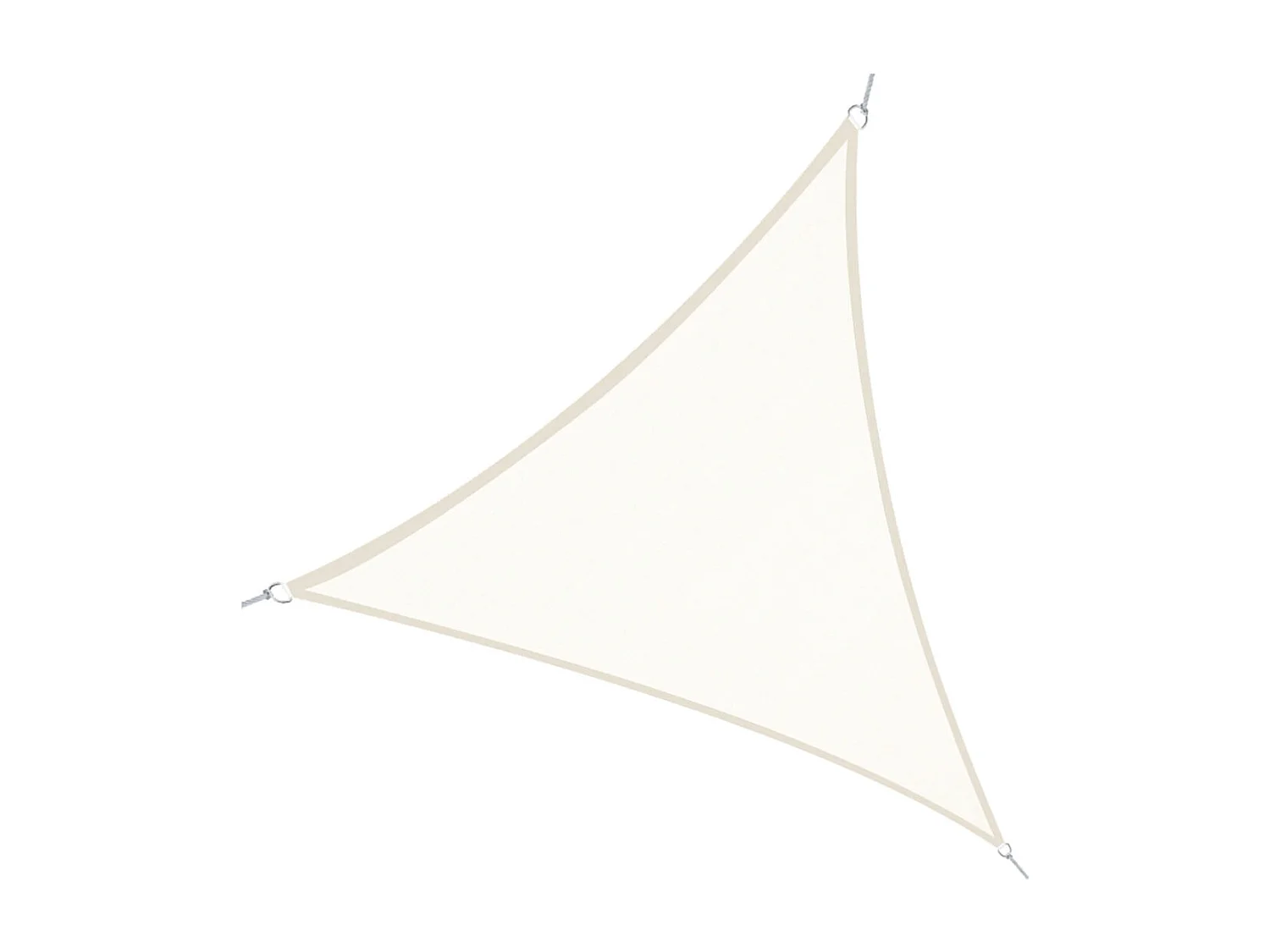 Toldo vela triangular Zeus crema 500 cm
