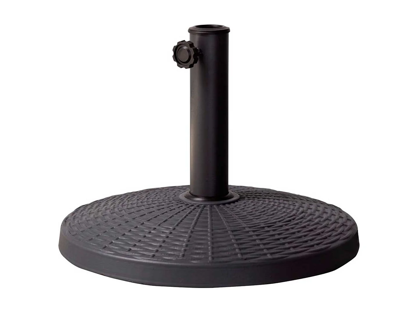 Base para sombrilla Aktive Garden forma redonda 10kg antracita 33,5xØ44,5 cm