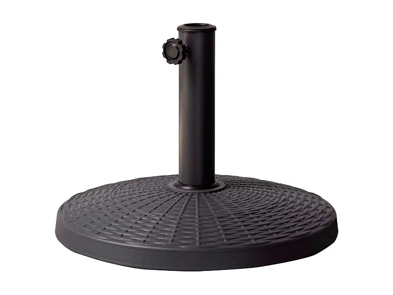Base para sombrilla Aktive Garden forma redonda 10kg antracita 33,5xØ44,5 cm