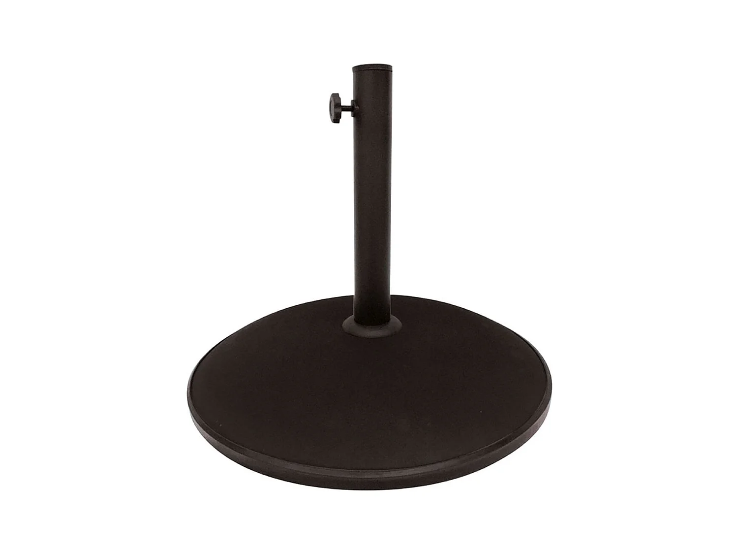 Base para sombrilla Aktive Garden forma redonda cemento 25kg negro 33xØ49,55 cm