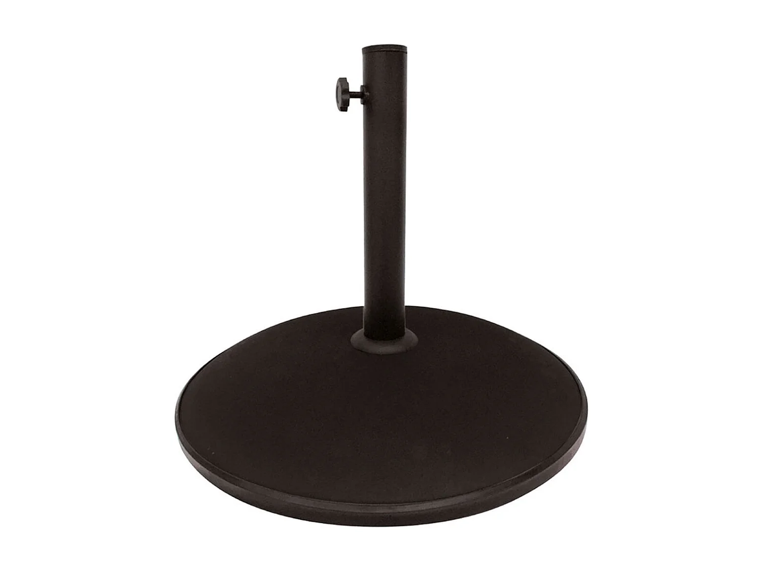 Base para sombrilla Aktive Garden forma redonda cemento 25kg negro 33xØ49,55 cm
