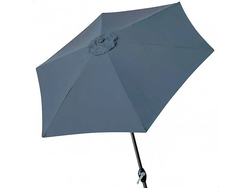 Parasol hexagonal Aktive Garden con manivela antracita Ø300x245 cm