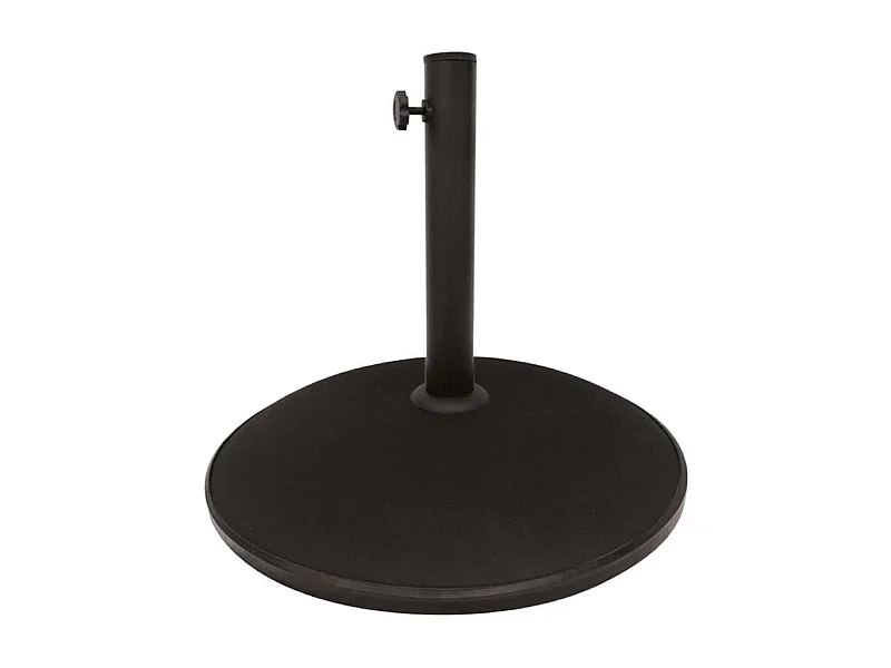 Soporte de sombrilla Aktive cemento negro Ø35-Ø48 mm