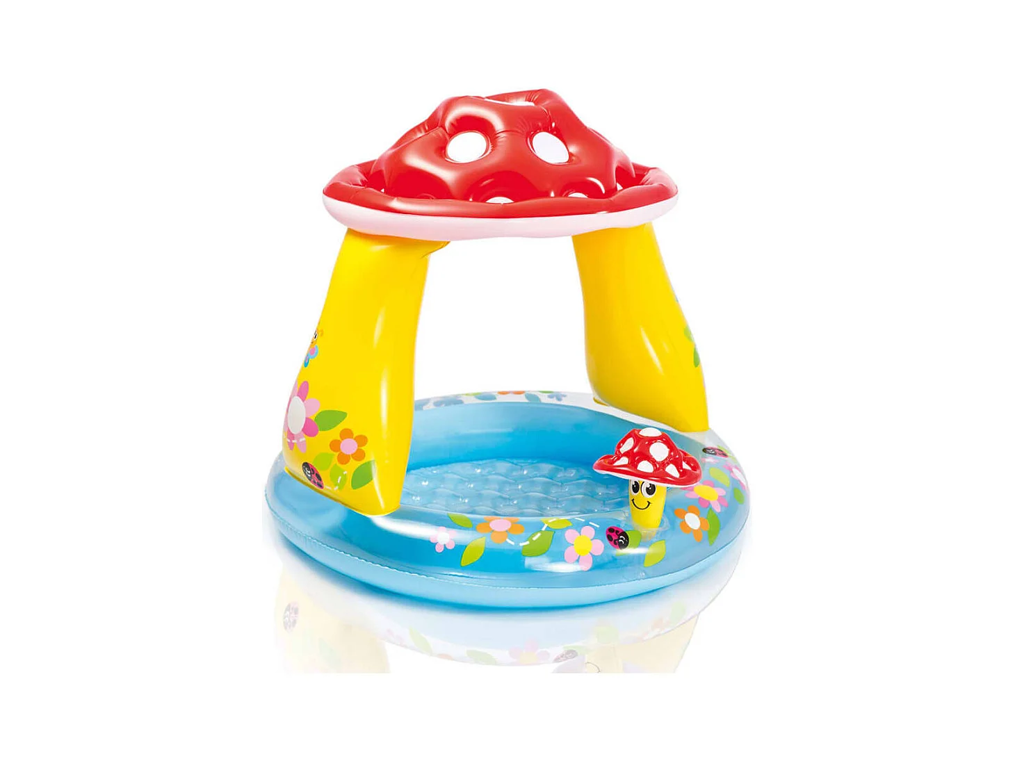 Pataugeoire Pare Soleil "Champignon" 102cm Multicolore