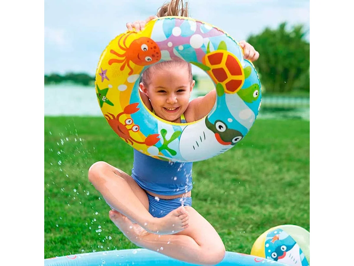 Piscina hinchable infantil Bestway 137L con accesorios +2A Ø122x20 cm