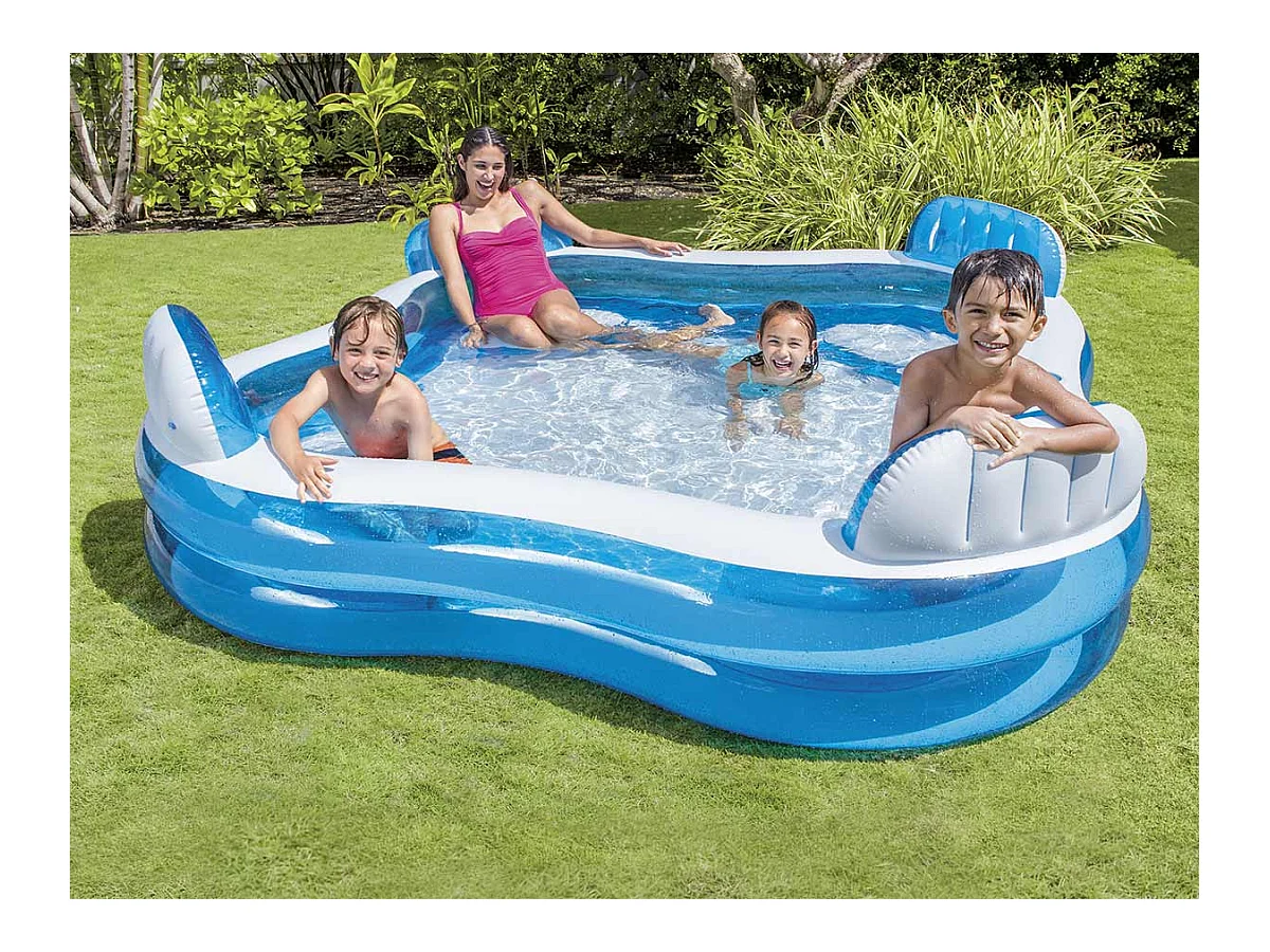 Aufblasbarer Swimmingpool mit Sitzen - Intex