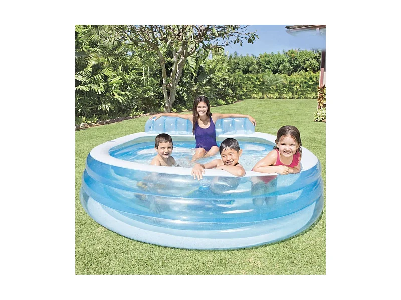 Piscine Enfant "Aqua" 224cm Bleu