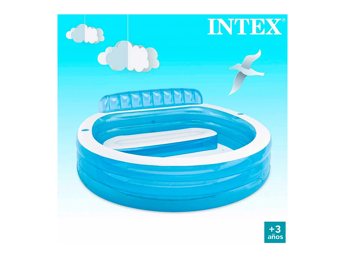 Piscine Enfant "Aqua" 224cm Bleu