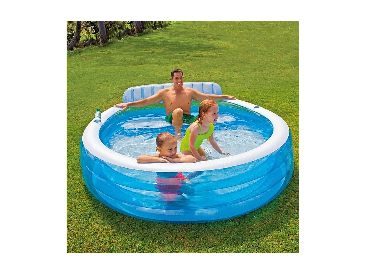 Piscine Enfant "Aqua" 224cm Bleu