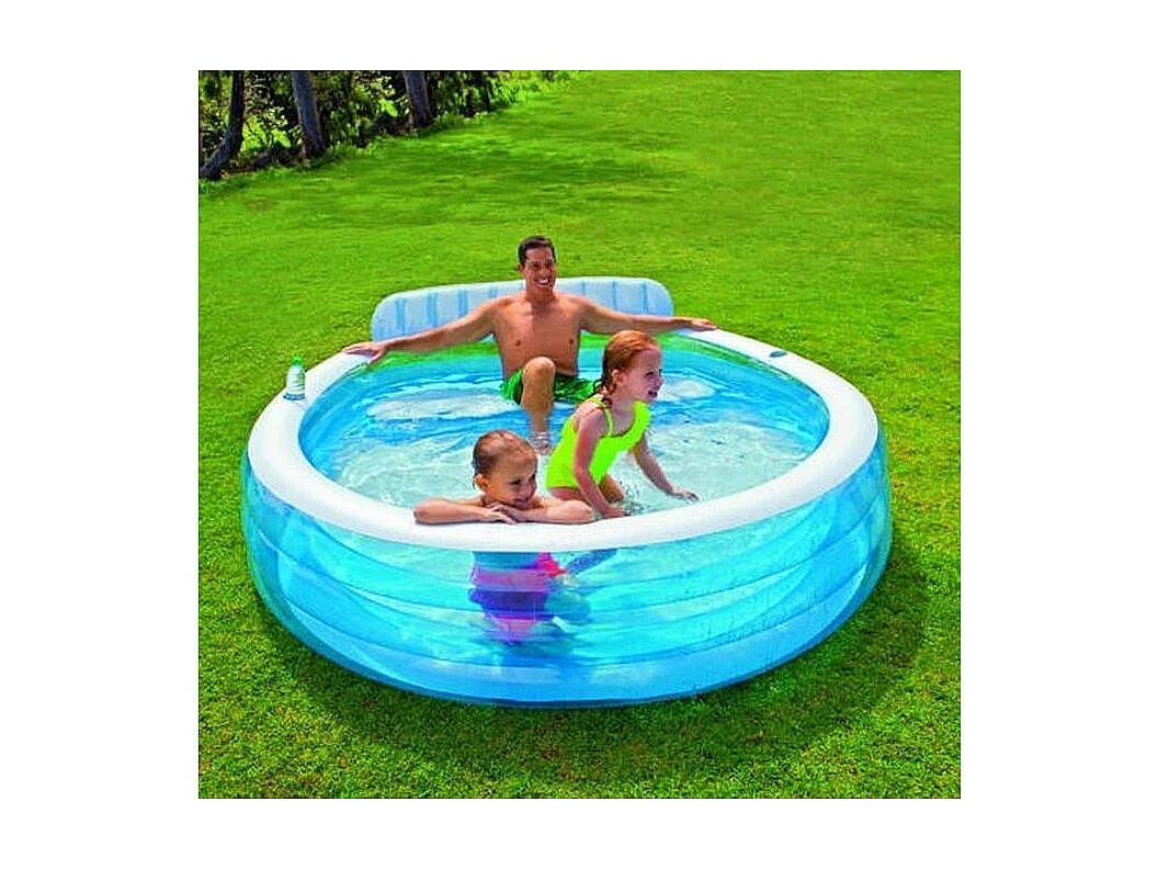 Piscine Enfant "Aqua" 224cm Bleu