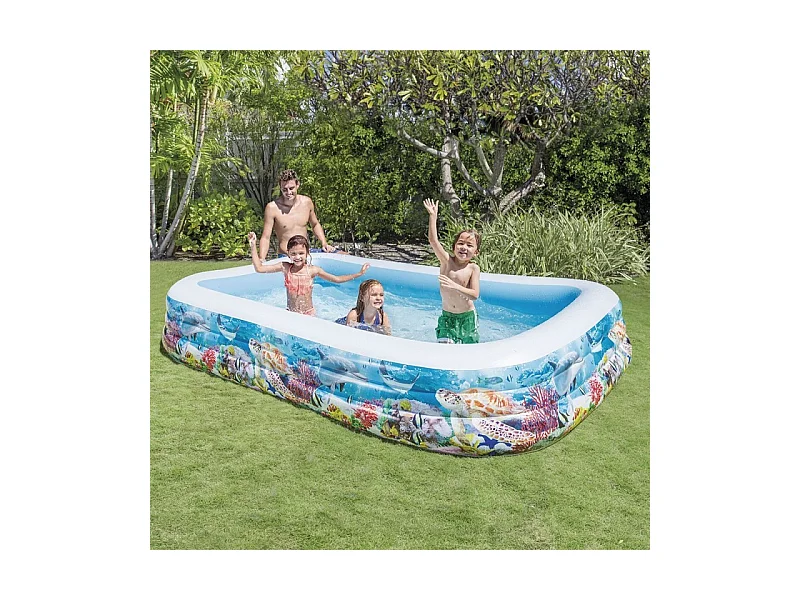 Piscine Gonflable Rectangulaire "Family" 305cm Bleu