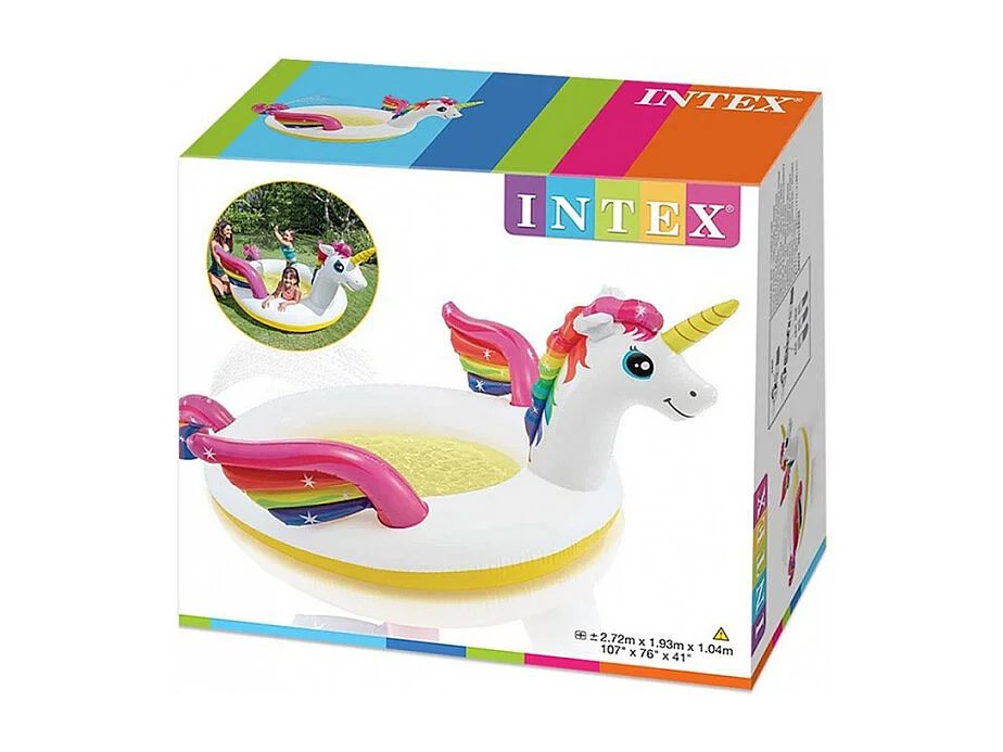 Piscine Enfant Fontaine "Licorne" 272cm Multicolore