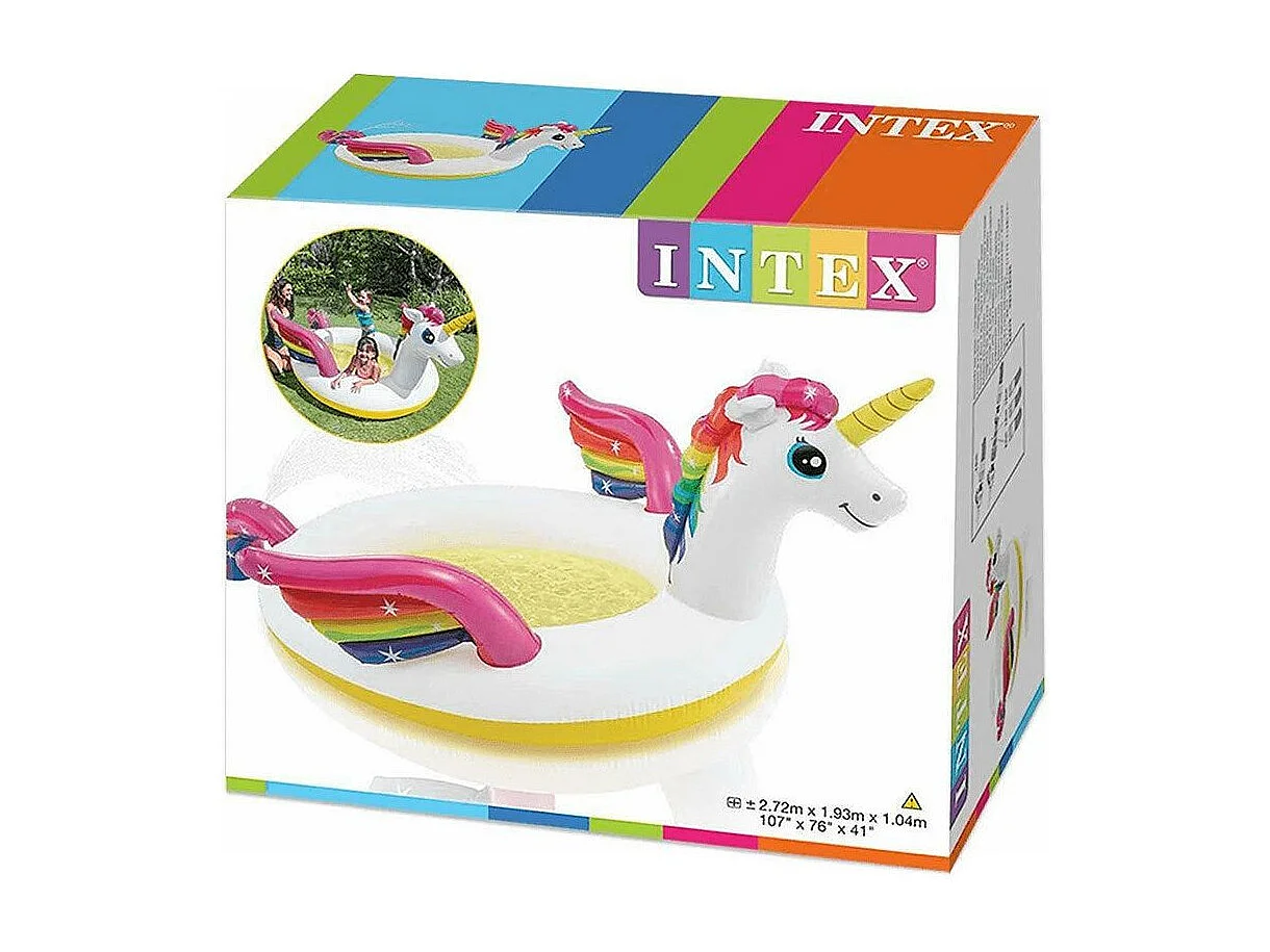 Piscine Enfant Fontaine "Licorne" 272cm Multicolore