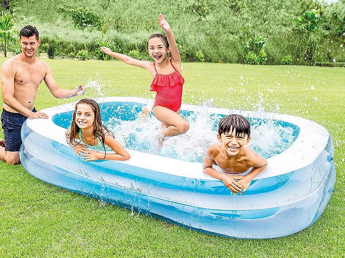 Family aufblasbarer rechteckiger Pool - Intex