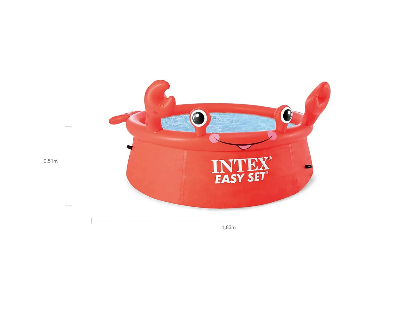 Piscina Easy Set Crab 1,83 x 0,51 m - Intex