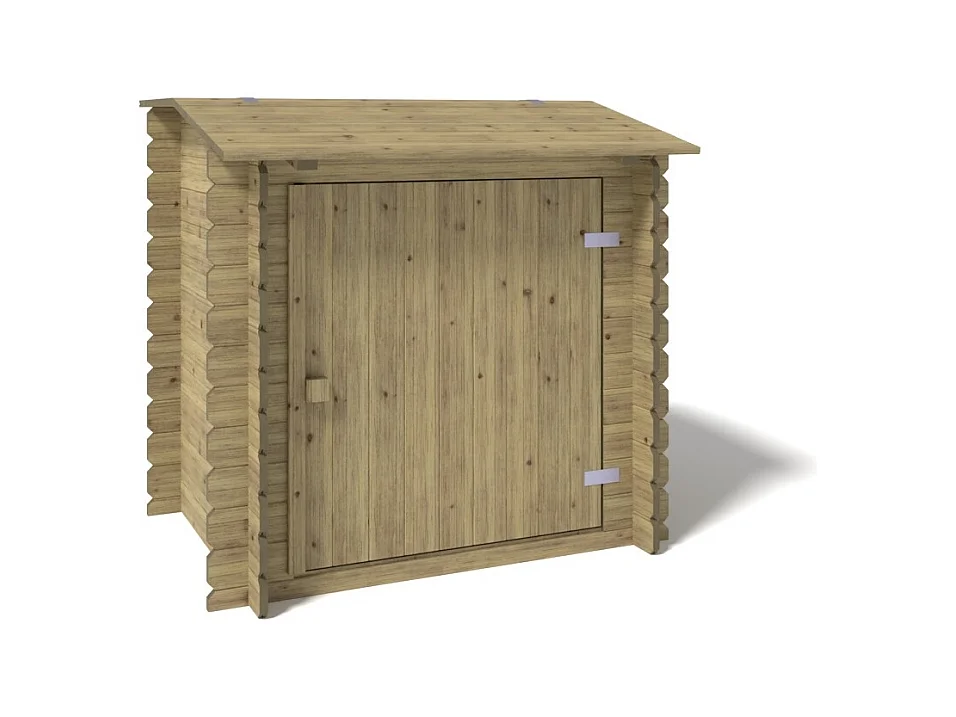 Piscina in legno  6.57x4.07 - H.1.20 m su telaio senza cementazione - BAS748OSPU+SZA - ALTANKA