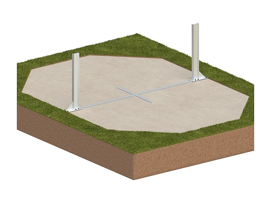 Piscina in legno Nemo 4.3x3 - H.1.31 m su telaio senza cementazione - BAS7303OSPU+SZA - ALTANKA