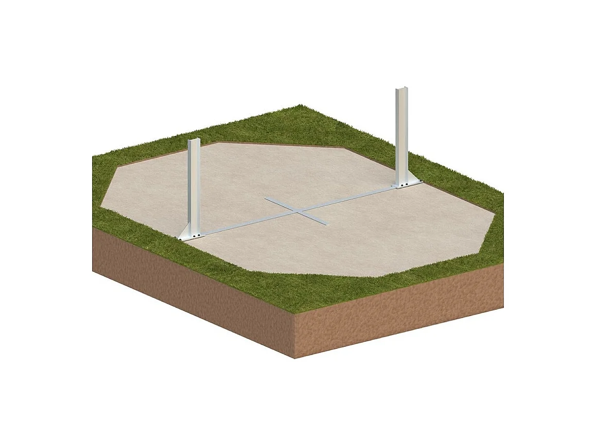 Piscina in legno NEMO 4.3 x 3 - H.1.31 m, azzurro chiaro, Su telaio - senza cementazione - BAS7303OSPU - ALTANKA