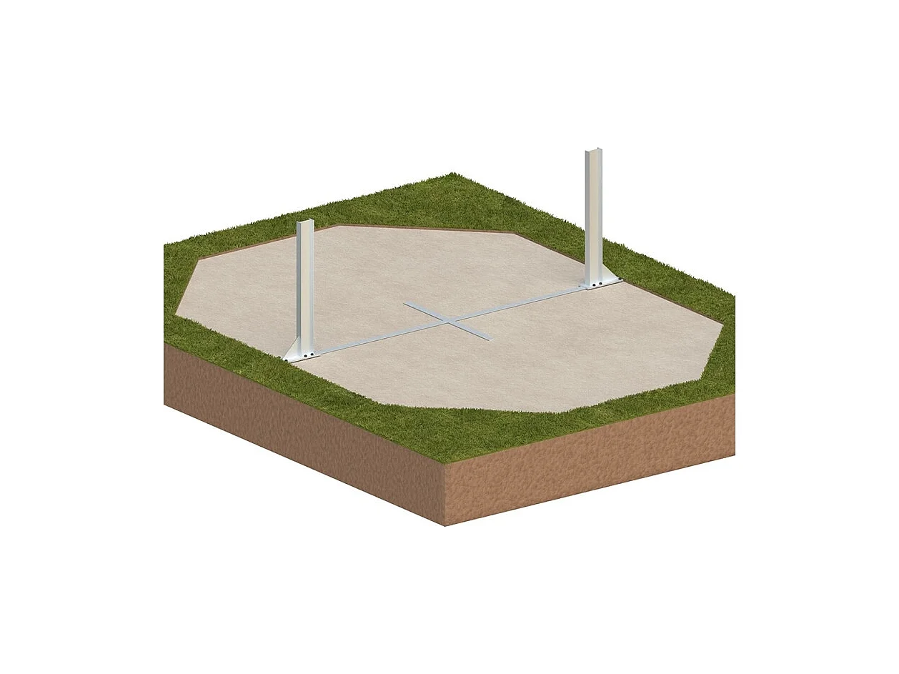 Piscina in legno Nemo 5.79x3.49 - H.1.45 m su telaio senza cementazione - BAS7304OSPU+SZA - ALTANKA