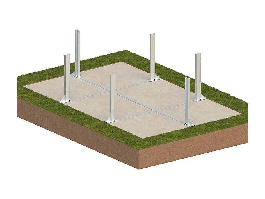 Piscina in legno Aqua 4.65x2.85 - H.1.24 m su telaio senza cementazione - BAS7306OSPU - ALTANKA