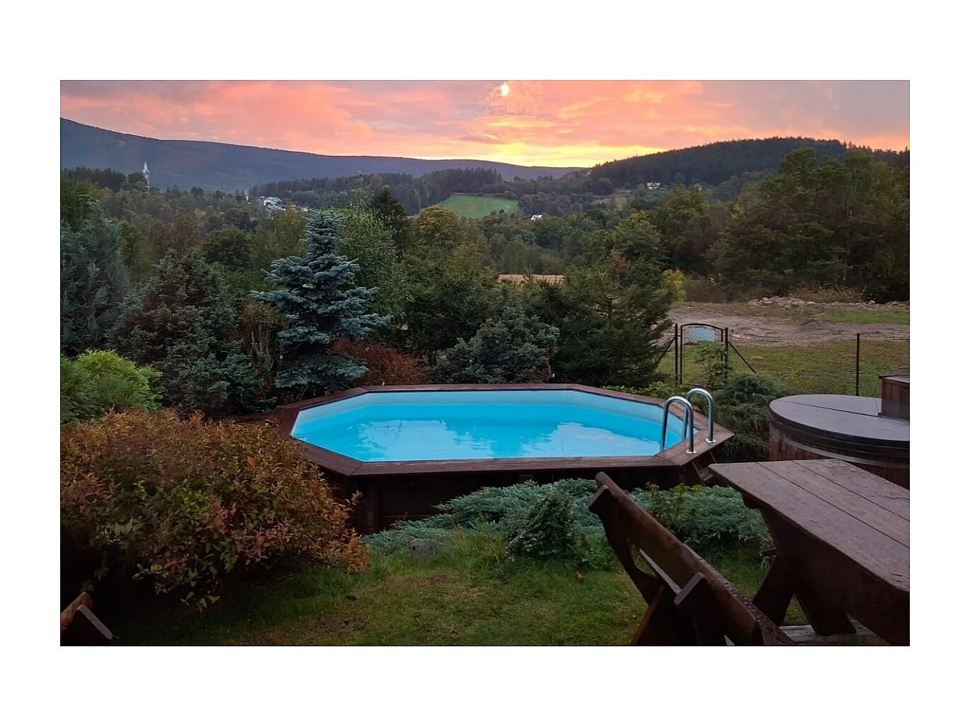 Piscine en bois Nemo 4.3x3 - H.1.31 m fixations à visser - BAS7303OSPL - ALTANKA