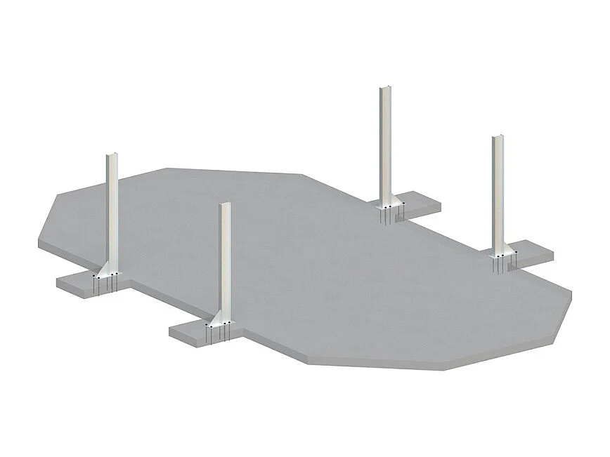 Piscina in legno Nemo 7.3x3.97 - H.1.45 m fissate su calcestruzzo esistente - BAS7305OSPL - ALTANKA