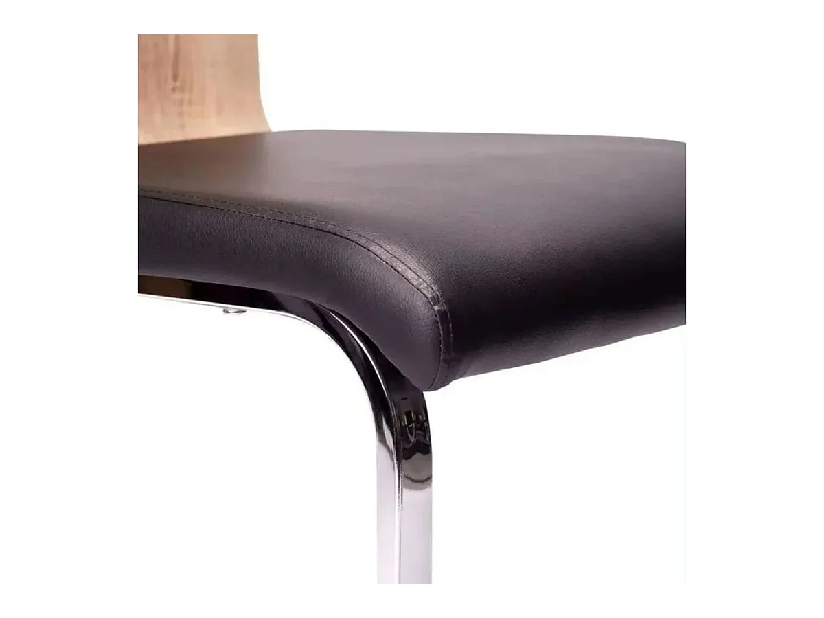 Pack de 4 sillas Sensei cambria/negro 97x44x57 cm